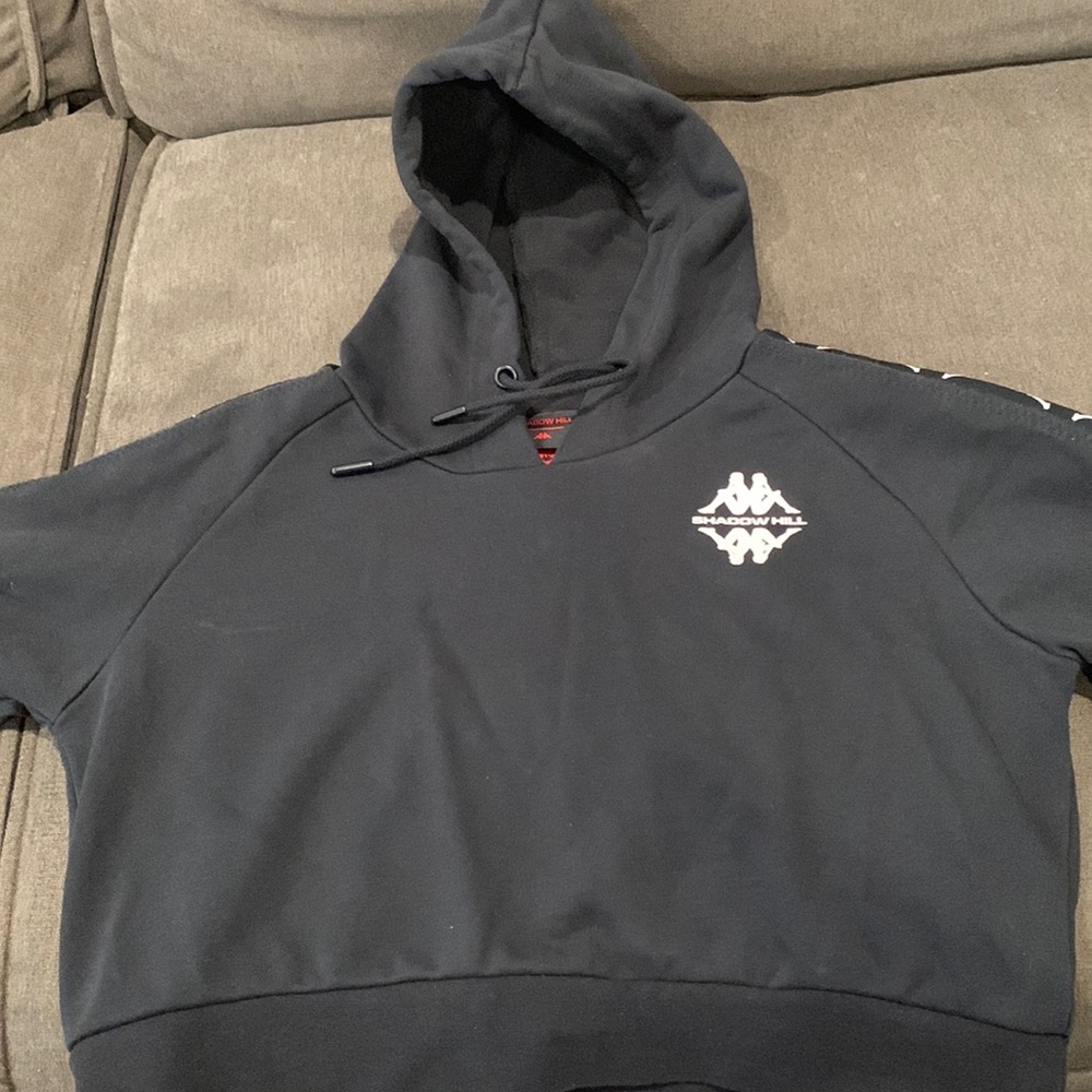 Cropped kappa hoodie